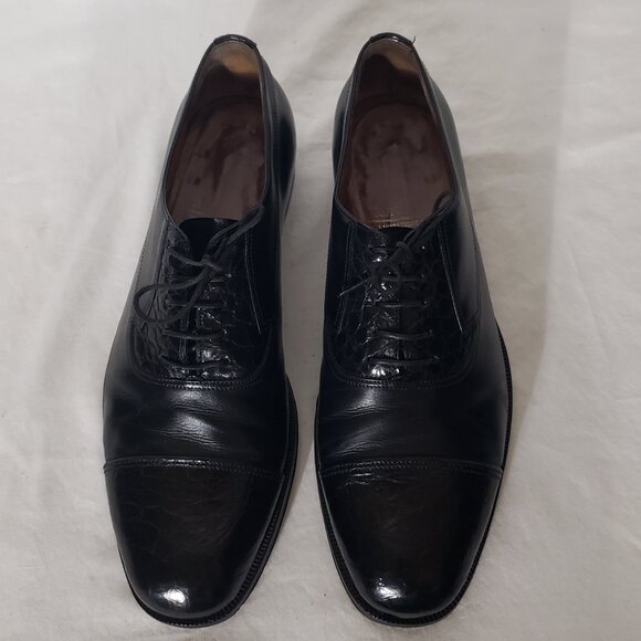 Bruno Magli Made in Italy Genuine Alligator Leather Men\'s Dress Shoe Black 8.5M main image 8